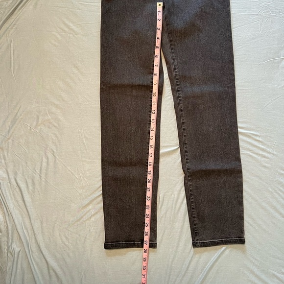 Everlane Grey Jeans Size 25 Regular High Rise Slime Straight - Picture 4 of 6